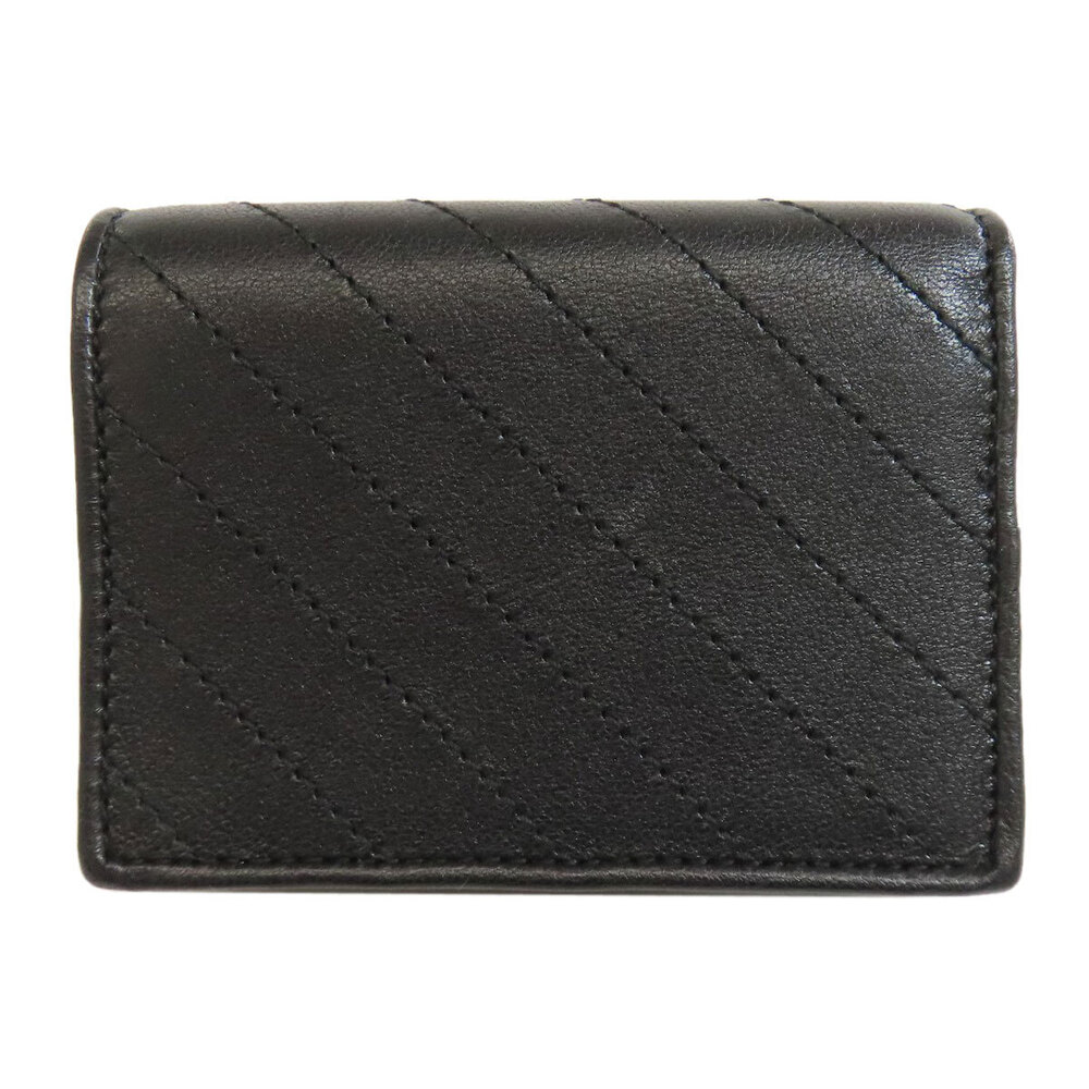 Gucci Calfskin Bi Wallet fold Blondie Black